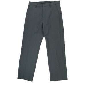 Banana Republic Dawson Wool Blend Men's 34x32 Dress Work Pants Black/ Charcoal